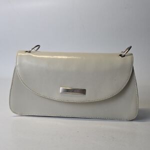 Esprit Off-White Leather Shoulder Bag